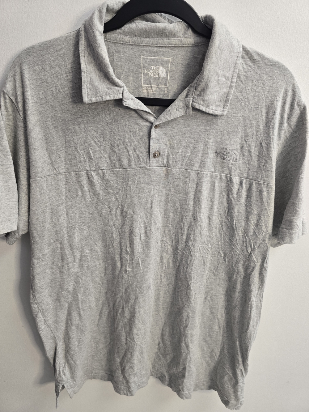The North Face Men's Light Grey Polo Shirt